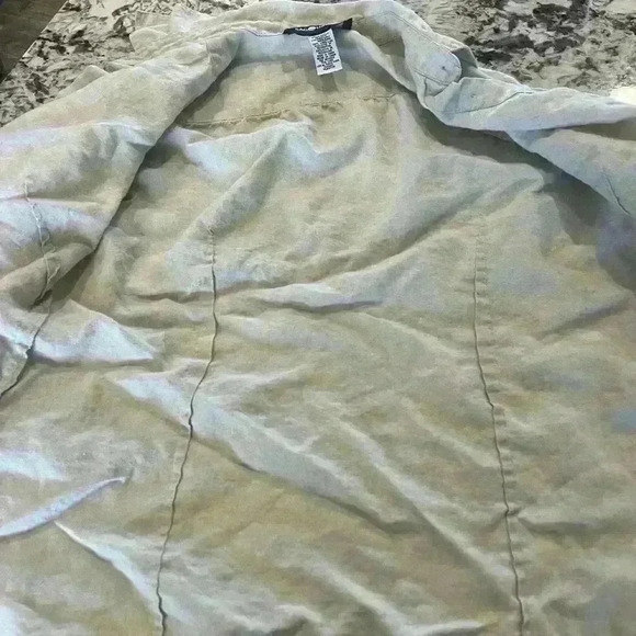 Women’s MEDIUM sag harbor 100% linen button up - Picture 7 of 7